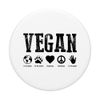 Vegan Symbols PopSockets mit austauschbarem PopGrip