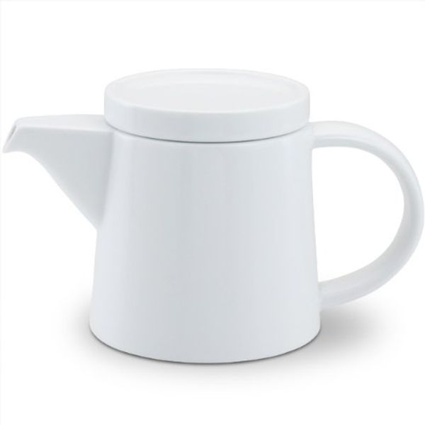 Hakusan Pottery ama-527237 M-Type Series M-Shaped Pot, White Mat