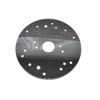 Universal Router Plate with Replacement Screws and Plastic Insert Rings