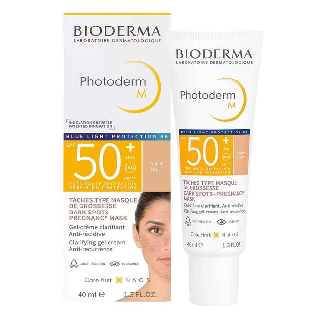 Bioderma Photoderm M Light SPF50+ Koyu Leke ve Mavi Işığa Karşı Yüksek Korumalı Glabridin İçeren Renkli Yüz Güneş Kremi 40 ml