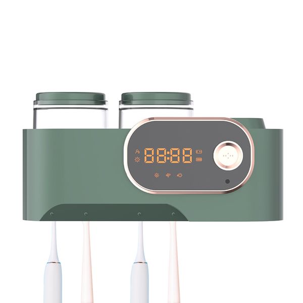 Household Cordless Toothbrush Sterilization Dryer Toothbrush Sterilizer, White