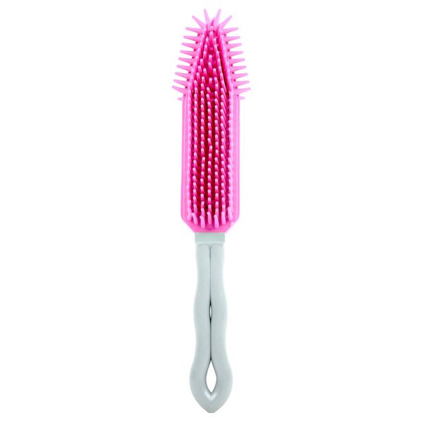 Fuji Cleaning Brush, Easy to Clean Dust, Hair & Pet Hair Removal, Pink, Approx. 2.4 x 1.4 x 10.6 inches (6 x 3.5 x 27 cm) FJ07744