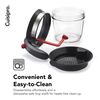 Cuisipro Fat Separator with Bottom Release, Plastic, 4 Cup Strainer with Handle, Grease Strainer Dishwasher Safe, Oil Separator for Kitchen