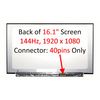 FULLCOM New 16.1 Inches Screen Compatible with NV161FHM-NY3 Laptop Replacement Screen