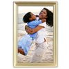 Lawrence 11446 Antique Brass 4x6 Picture Frame - Bead Border Design
