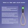 Buacoz MPO/APC Fiber Optic Loopback Tester Cable,Singlemode - 50/125μm MPO/12 Core Female, Fiber Optic Loopback Plug Adapter, for Testing Applications