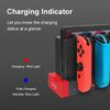 FYOUNG Controller Charger and Card Holder for Nintendo Switch/Switch OLED - Joycon Charging Dock and Game Storage