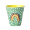 Elfenstall Rice Melamine Mug 100% Melamine Rainbow Print Medium