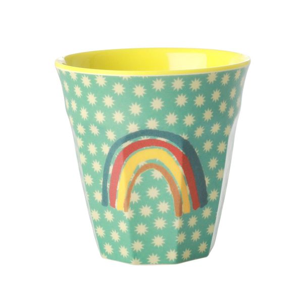Elfenstall Rice Melamine Mug 100% Melamine Rainbow Print Medium