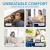 Lofty Aim Memory Foam Car Seat Cushion Sciatica Tailbone Pain Relief Black