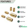 EAI Sash Window Stop for Security and Ventilation | Polished Brass | Pack of 2 Stops…