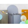 Banner Happy Birthday Construction Vehicles 2m Mix