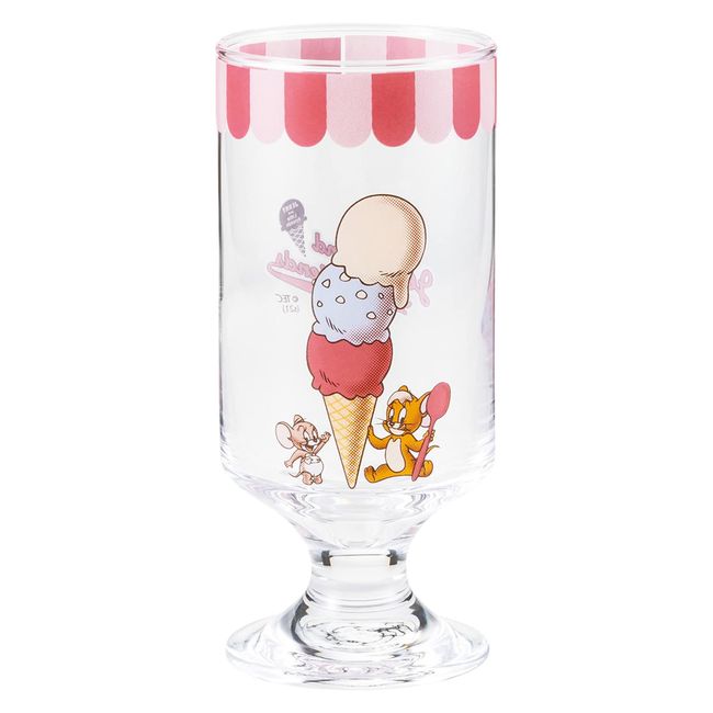 Sunart SAN3575 Tom and Jerry Ice Cream Glass, 11.8 fl oz (350 ml), Made in Japan