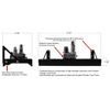 MCD Wall Mount Toolhead Holder Compatible with Dillon Precision 550 Reloading Presses