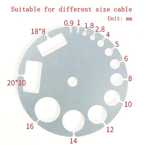 DHinkyoung Multi-Gauge Manual Wire Stripper Tool, Handheld Cable Stripper Machine for Copper Wire Aluminum Wire Single Core Wire Hard Skin Wire