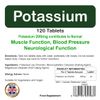 Potassium 200mg Tablets 120 Pack by ProAid