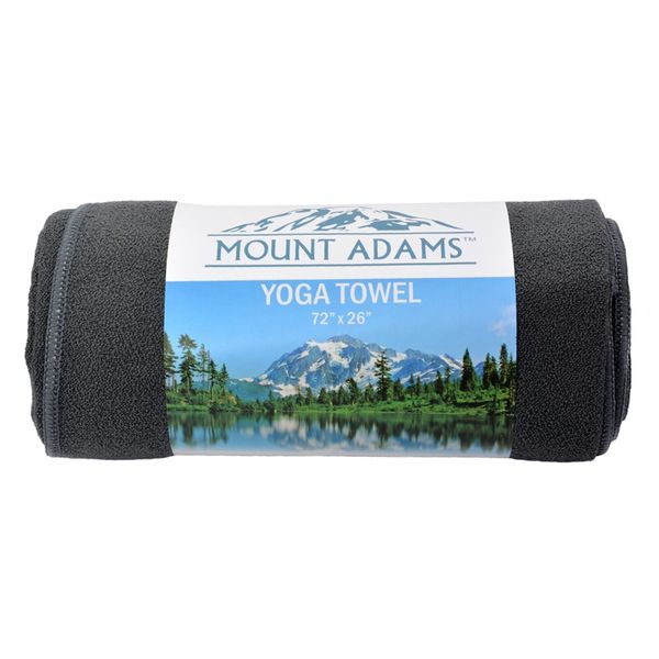 Mount Adams Yoga Mat Towel, 72 by 26 Inches, Super Absorbent Microfiber Towel...