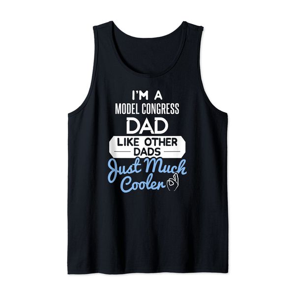 Cool Fathers Day Design Model Congress Dad Tank Top
