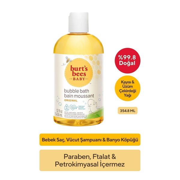 Bebek Saç-vücut Şampuanı Ve Banyo Köpüğü - Baby Bee Bubble Bath 350 ml