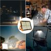CLAONER 264LED Solar Power Emergency Light Outdoor Work Floodlight Camping Lamp