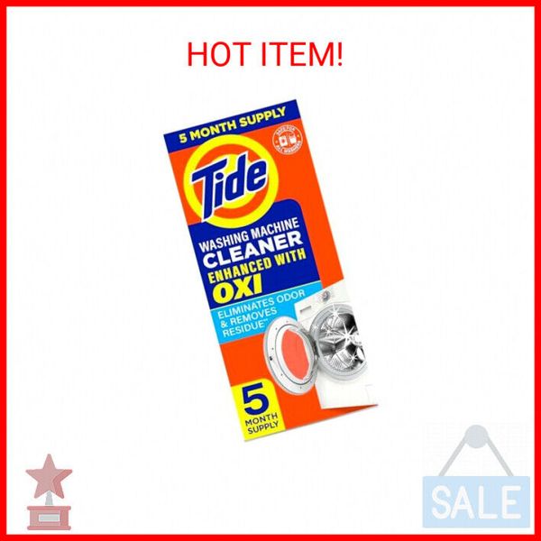 Washing Machine Cleaner by Tide, Washer Machine Cleaner with Oxi for Front and T