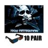 Final Destination Official 3D Glasses 10 Pack (GLASSES ONLY 10 pair)
