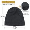 FocusCare Slap Cap,Satin Lined Sleeping Night Adjustable Size Gym Accessory Dark Heather Grey