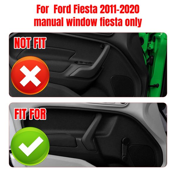 For Ford Fiesta 2011- 2020 ABS Manual Window Driver Inner Door Pull Handle US DP