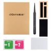 eXtremeRate Fixing Anti-Scratch Skin Sticker Set for Nintendo Switch Dock Scratch Screen Problem - Black