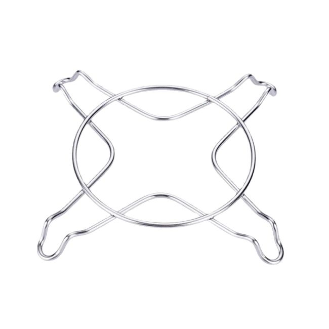 HAMILO Gas Stove Trivet Support Stand Stainless Steel Camping (4 Prongs)