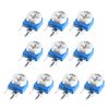 sourcing map Trimmer Potentiometer 10K Ohm Adjustment Horizontal Variable Resistors 10Pcs Side Mounting