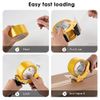 Prosun Fast Reload 2 Tape Gun Dispenser Packing Packaging Sealing Cutter