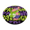 The Patrick Star Show Patrick Stacked Name Text Logo PopSockets Swappable PopGrip