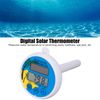 Socobeta Floating Thermometer, ℉ ℃ Temp Accurate Minimum Maximum Digital Solar Thermometer for Swimming Pool