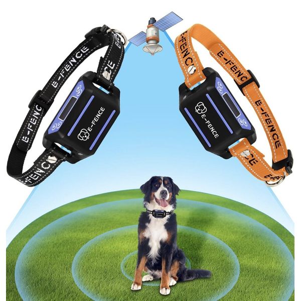 E-Fence GPS Pet Electronic Fence Equipment 2 pack E06