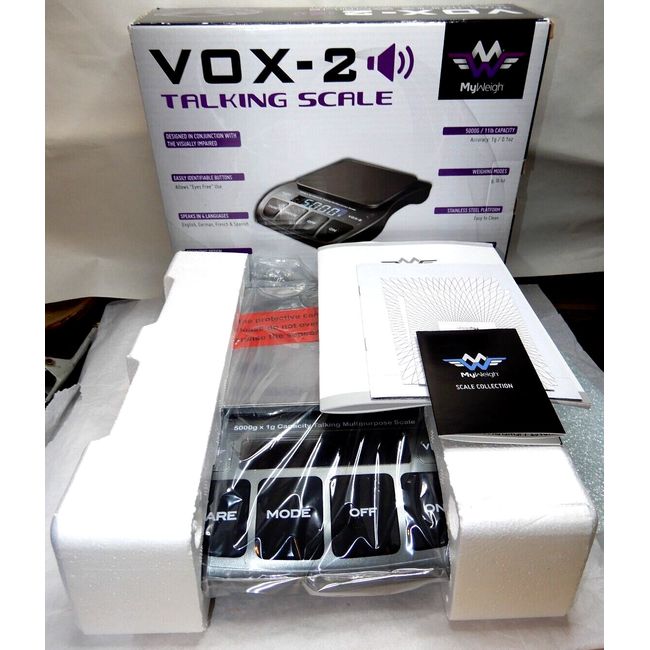 Vox-2 Talking Food Scale
