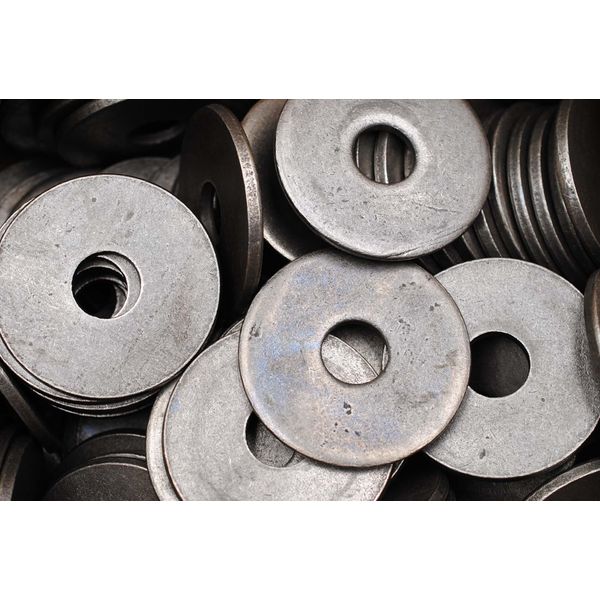 (20) Plain Steel 3/4 x 3 Heavy Dock Washer 1/4" Thick - 3" Diameter