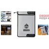 Fireproof Document Bag Waterproof 2000℉ Zipper Organizer for Valuables