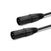 4 Patch Cable 1 ft XLR Male to XLR Male 