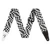 [Fender] Wavy Checkerboard Polyester Strap Black/White [Guitar Strap]