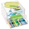 InterDesign Clarity Stacking 3 Slim Drawer, Clear
