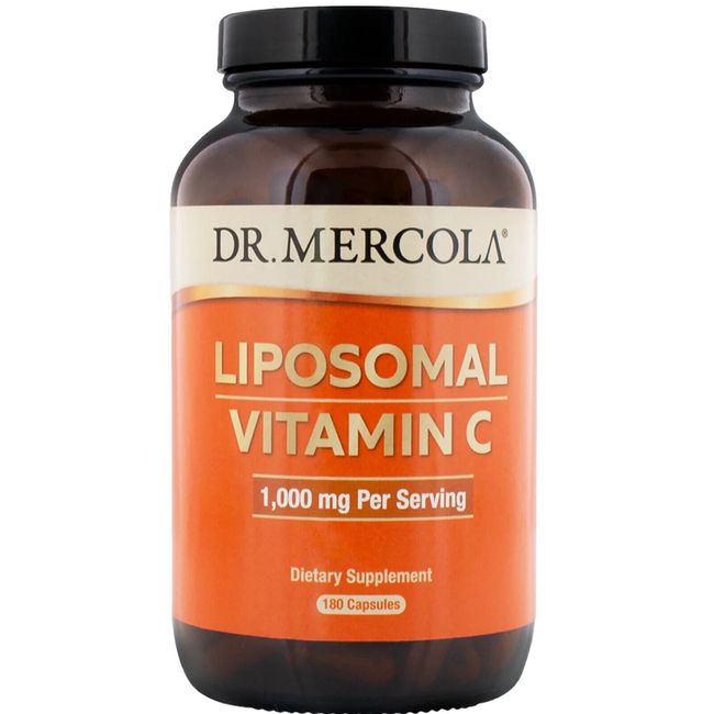 Dr. Mercola Liposomal Vitamin C 1000mg 180 Caps