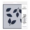 Leafy Overlay 7" x 7" Stencil Collection: 3 Stencils