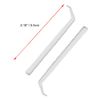 GARASANI Household, Travel Portable Disposable Plastic Curved Hook Toothpicks, Teeth Cleaning Tool, Anti-Slip Handle Design (300 Pcs)