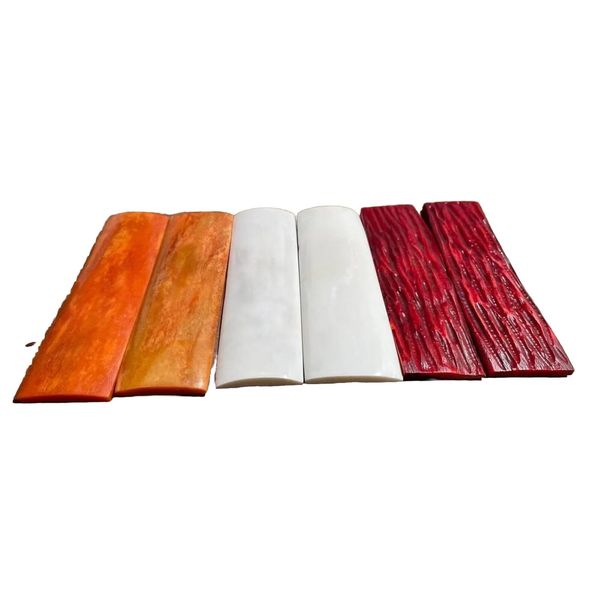 3 Sets Combo Cattle Bone Knife Scales For Knife Building Projects Knifesmithing Scales