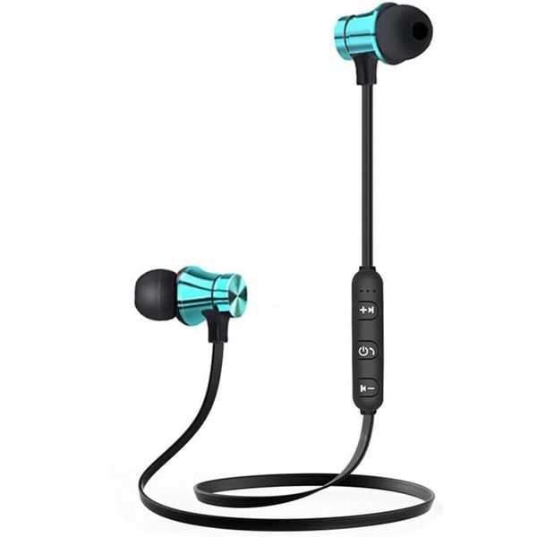 Bluetooth Headphones, Bluetooth Earphones, Neckband Earphones Wireless Bluetooth, In-Ear Bluetooth Earphones with Microphone, Extra Bass Wireless Earbuds, For Gym Outdoor Sports Workout (blue)