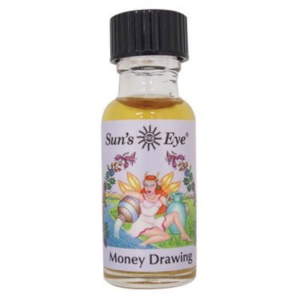 Magical Oil Sun's Eye Oil [Money Drawing Money Drawing] Money Luck Desire Fulfillment System 《Mystic Blend Oil》 Aroma Pods Bath Oil Candle Potpourri Fragrance Aroma Oil Divination Tarot