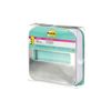 Post-it® Steel Top Pop-Up Dispenser - 3" x 3" Note - 45 Sheet Note Capacity - Wh