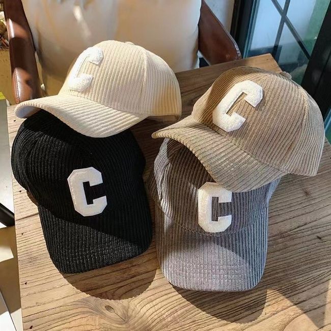 Baseball Cap Cotton Snapback Hat Sun hat Spring Summer B Letter