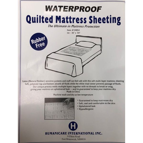 MATTRESS PROTECTOR 36x54 Reusable Washable waterproof quilted Underpad